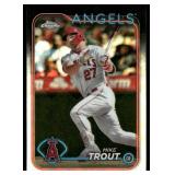 Mike Trout Logofractor 2024 Topps Chrome #200 Baseball Card