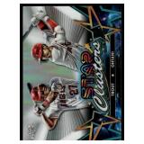 Shohei Ohtani / Mike Trout Refractor 2023 Topps Chrome Star Clusters #SC-3 Baseball Card
