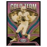 Justin Herbert /199 Pink Foil 2022 Certified Gold Team #GT-3 Football Card