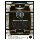Anthony Edwards Wave Refractor Prizm 2021-22 Select #49 Minnesota Timberwolves Basketball Card