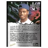 Ken Griffey Jr. Blue Metal 2022 Skybox Metal Shredders #120 Baseball Card