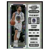 Steph Curry Silver Prizm 2022-23 Contenders Optic #91 Basketball Card