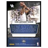 Karl-Anthony Towns /25 RC Gold Cracked Ice 2016 The National VIP #87, numbered 23/25, RARE Minnesota Timberwolves Basketball Card