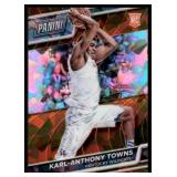 Karl-Anthony Towns /25 RC Gold Cracked Ice 2016 The National VIP #87, numbered 23/25, RARE Minnesota Timberwolves Basketball Card