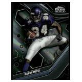 Randy Moss /199 Refractor 2024 Topps Chrome Black Composite #129, numbered 112/199, Minnesota Vikings Football Card