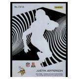 Justin Jefferson RC 2020 Chronicles Clear Vision #CV-11 Rookie Minnesota Vikings Football Card