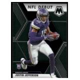 Justin Jeffeson RC 2020 Mosaic NFL Debut #270 Rookie Minnesota Vikings Football Card