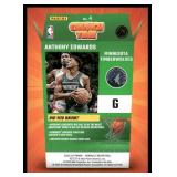 Anthony Edwards Purple Press Proof 2023-24 Donruss Crunch Time #4 Minnesota Timberwolves Basketball Card