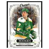 Brock Faber RC 2023-23 Upper Deck Champ