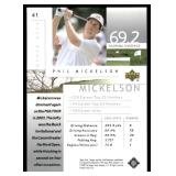 Phil Mickelson RC 2002 Upper Deck#41 Golf Card