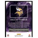 Dallas Turner RC 2024 Origins #109 Rookie Minnesota Vikings Football Card