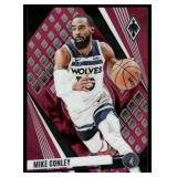 Mike Conley /175 Pink Refractor 2023-24 Phoenix #48, numbered 106/175 Minnesota Timberwolves Basketball Card
