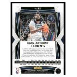 Karl-Anthony Towns 2023-24 Obsidian #62 Minnesota Timberwolves Basketball Card