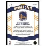 Steph Curry Silver Prizm 2023-24 Donruss Optic Winner Stays #16 Basketball Card