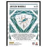 Jaylen Waddle RC Silver Insert Diamond Hands 2023 Donruss Optic #DH-JW Rookie Football Card