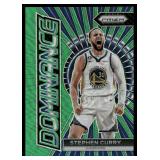 Steph Curry Green Prizm 2023-24 Dominance #19 Basketball Card