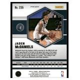Jaden McDaniels RC Orange Prizm 2020-21 Mosaic #235 Minnesota Timberwolves Basketball Card