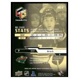 Brock Faber Gold RC 2023-24 Upper Deck HoloGrFX #HG-8 Rookie Minnesota Wild Hockey Card