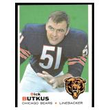 Dick Butkus 1969 Topps #139 Vintage Football Card
