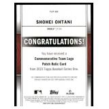 Shohei Ohtani2023 Topps Team Logo Patch Relic #TLP-SO Baseball Card