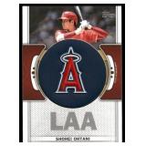 Shohei Ohtani2023 Topps Team Logo Patch Relic #TLP-SO Baseball Card