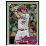 Mike Trout Refractor 2023 Topps Chrome #89CB-1 Baseball Card