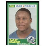 Barry Sanders RC 1989 Pro Set #257 Rookie Football Card