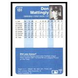 Don Mattingly RC 1984 Fleer #131 Rookie Vintage Baseball Card