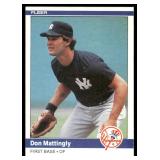 Don Mattingly RC 1984 Fleer #131 Rookie Vintage Baseball Card