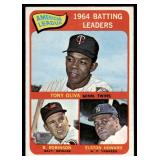 Tony Oliva / Brooks Robinson / Elston Howard 1965 Topps #1 AL Batting Leaders Vintage Baseball Card