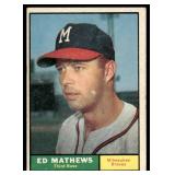 Eddie Mathews 1961 Topps #120 Vintage Baseball Card