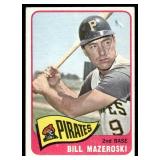 Bill Mazeroski 1965 Topps #95 Vintage Baseball Card