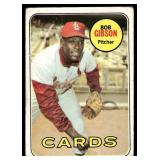 Bob Gibson 1969 Topps #200 Vintage Baseball Card