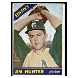Jim Catfish Hunter RC 1966 Topps #36 Vintage Rookie Baseball Card
