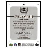 Don Maynard Auto 1999 Upper Deck Century Legends Epic Signatures #MY Signed Football Card