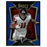 Julio Jones /50 2014 Select Blue Prizm #11, numbered 36/50 Football Card