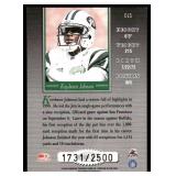Keyshawn Johnson /2500 1999 Donruss Elite #ELF, numbered 1731/2500 Football Card