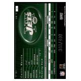 Curtin Martin /400 2001 Playoff Preferred National Treasures, numbered 386/400 Football Card