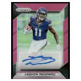 LaQuon Treadwell Auto RC 2016 Pink Prizm #RA-LTW Rookie Minnesota Vikings Football Card