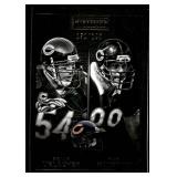 Brian Urlacher / Dan Hampton /199 2015 Playbook #43, numbered 131/199 Football Card