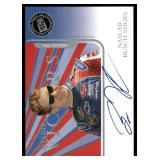 Brian Vickers Auto 2003 Press Pass Authentics NASCAR Busch Series Signed Racing Card