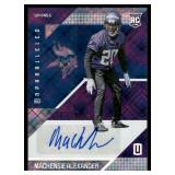 Mackensie Alexander RC Auto /199 2016 Unparalleled #180, numbered 187/199, Rookie Signed Minnesota Vikings Football Card