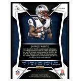James White /25 RC 2014 Select Purple Prizm #132, numbered 19/25, RARE Football Card