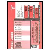 Michael Jordan 1989 Fleer #21 Basketball Card