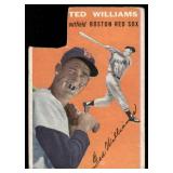 1954 Topps Ted Williams #1 (90% of it!) Vintage Baseball Card