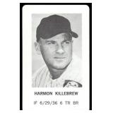 Harmon Killebrew 1970 Milton Bradley Vintage Minnesota Twins Baseball Card