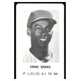 Ernie Banks 1970 Milton Bradley Vintage Baseball Card