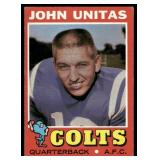 Johnny Unitas 1971 Topps #1 Vintage Football Card
