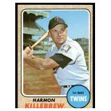 Harmon Killebrew 1968 Topps #220 Vintage Baseball Minnesota Twins Card