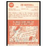 Jim Marshall 1963 Topps #107 Vintage Minnesota Vikings Football Card
